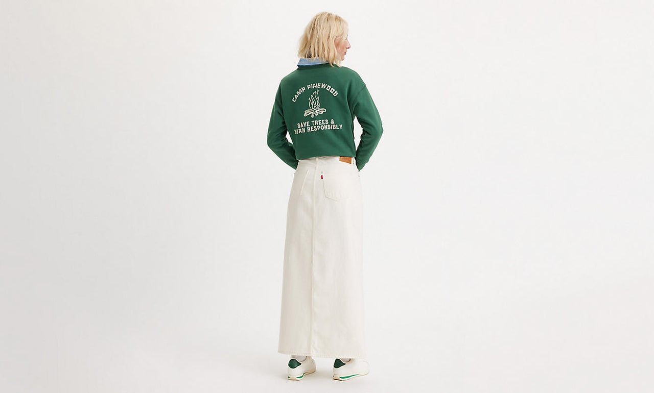 Ankle Column Skirt Snowing In LA, Midi Skirt by Levis | LIT Boutique