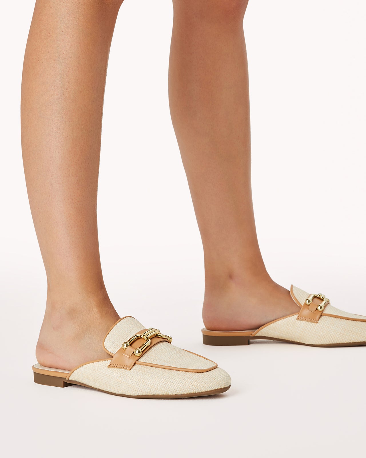 Nicky Loafers Vanilla Raffia Sand, Flat Shoe by Billini | LIT Boutique