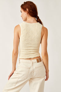 Thumbnail for Love Letter Sweetheart Cami Ivory, Tank Blouse by Free People | LIT Boutique