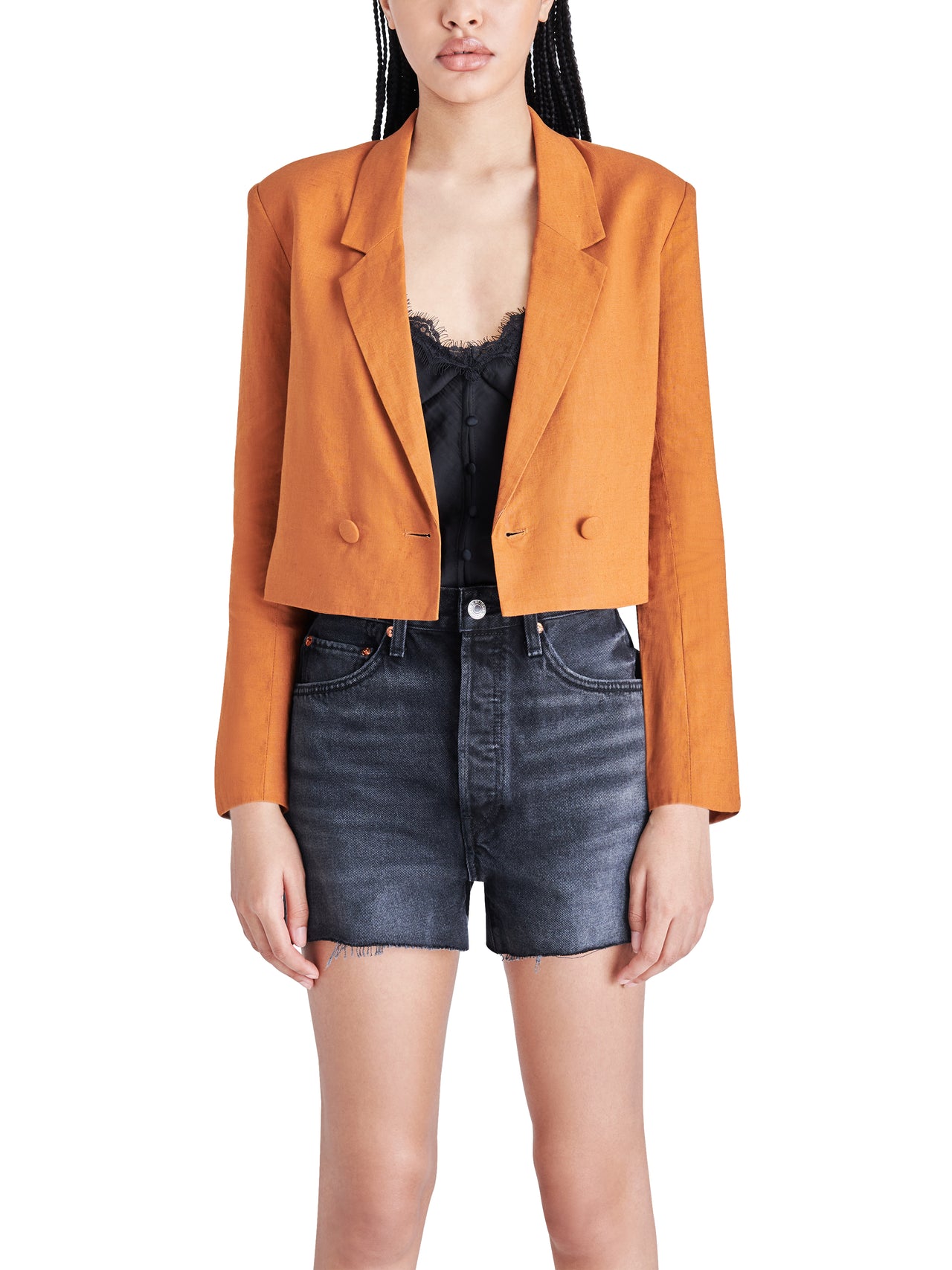 Kourtney Jacket Almond, Blazer Jacket by Steve Madden | LIT Boutique