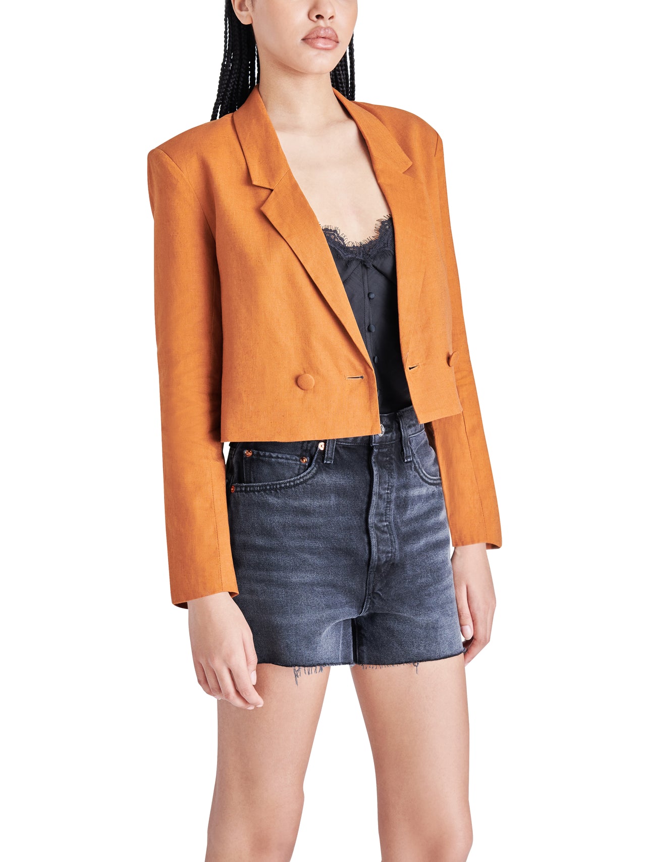 Kourtney Jacket Almond, Blazer Jacket by Steve Madden | LIT Boutique