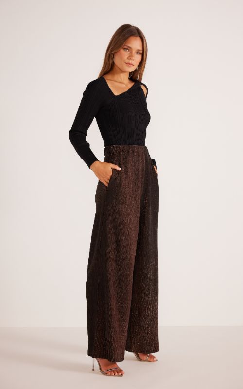 Anikka Knit Top Black, Sweater by Mink Pink | LIT Boutique