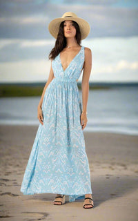 Thumbnail for Hope Maxi Dress Lush Aqua, Maxi Dress by Tiare Hawaii | LIT Boutique