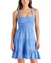 Thumbnail for Kahina Mini Dress Blue Azure, Mini Dress by Steve Madden | LIT Boutique