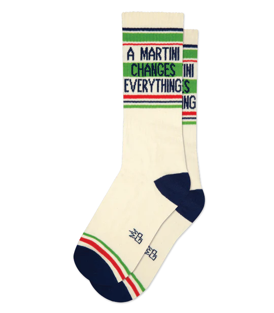 A Martini Changes Everything Socks, Essentials Acc by Gumball Poodle | LIT Boutique