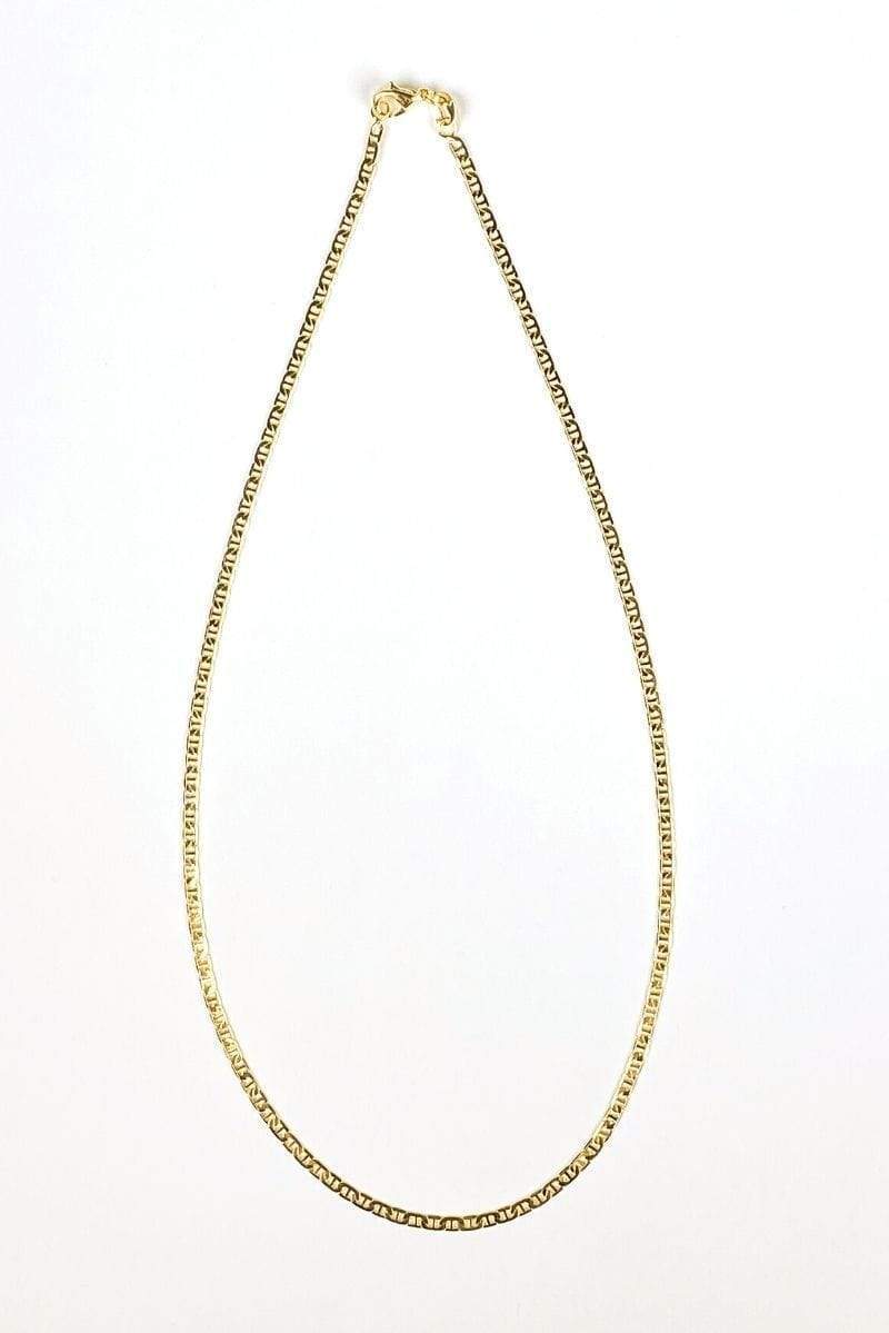 Levi Mariner Chain Necklace 18k Gold, Necklace Jewelry by MetroBabe | LIT Boutique