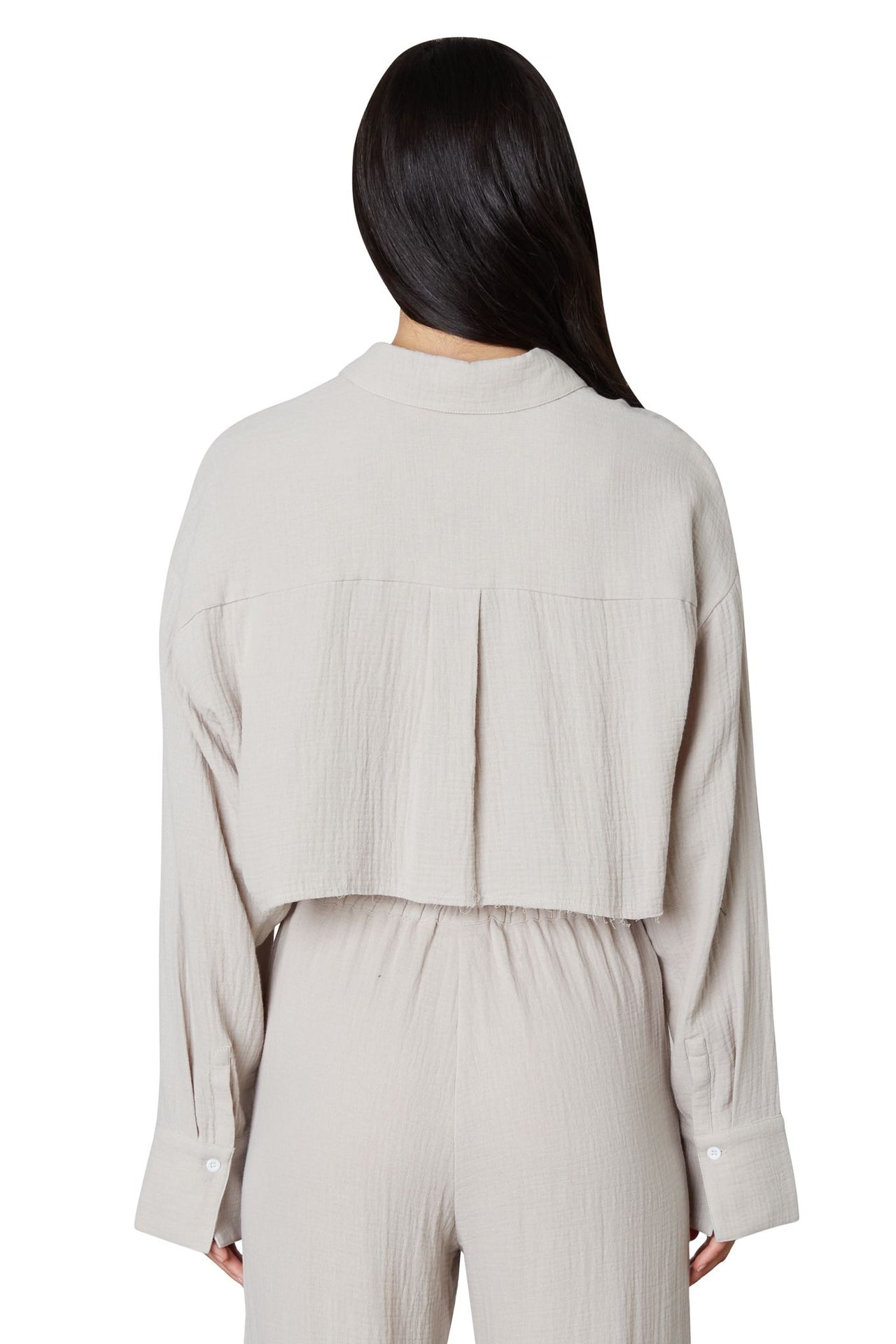 Austin Tan Long Sleeve Shirt, Short Tee by NIA | LIT Boutique