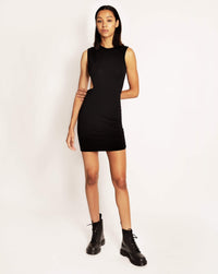 Thumbnail for Noriko Dress Black, Mini Dress by Travis Taddeo | LIT Boutique