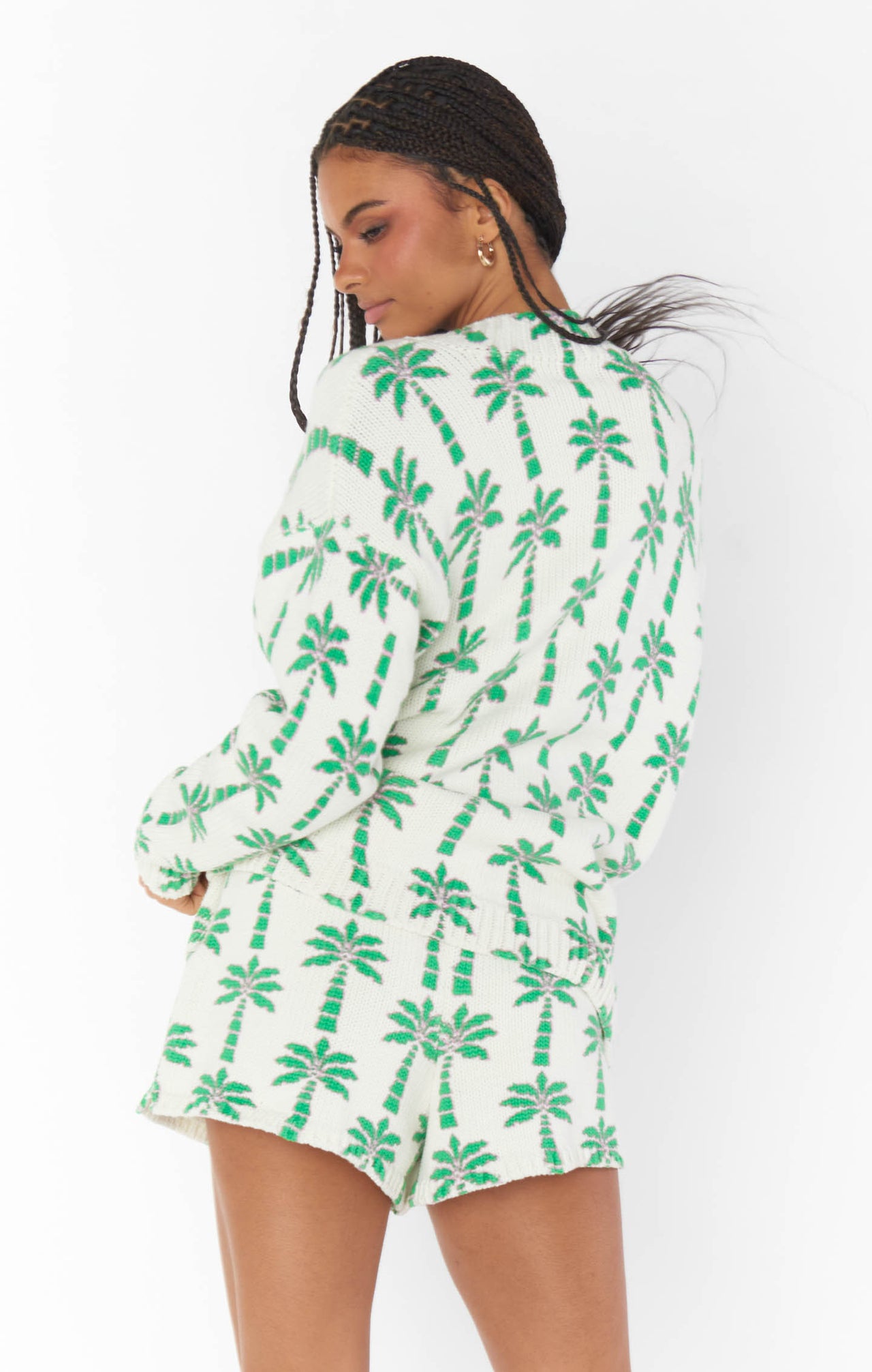 Boardwalk Shorts Palm Knit, Fabric Shorts by Show Me Your Mumu | LIT Boutique