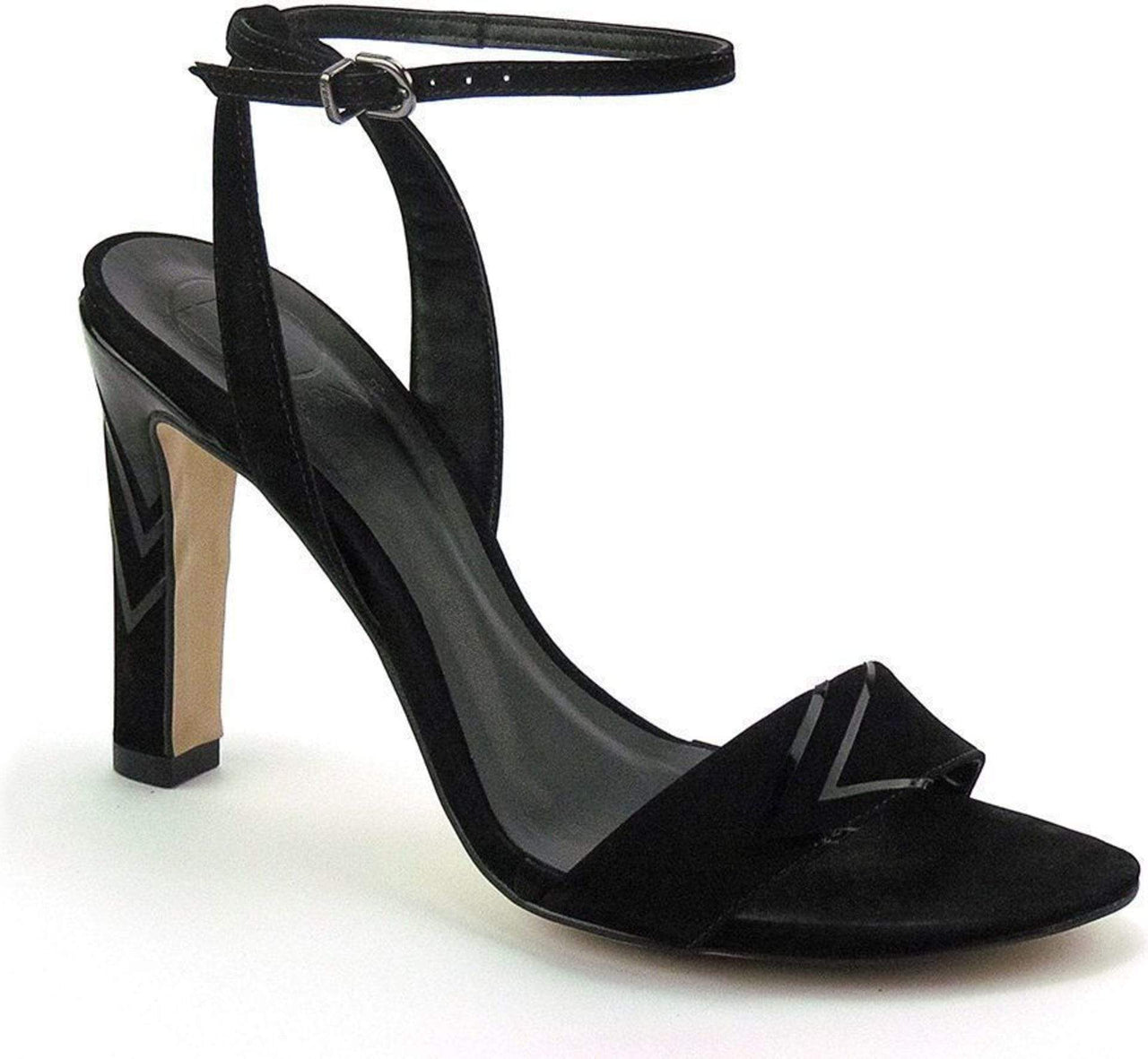 Lima Suede Sandal Black, Heel Shoe by Werner Calcados | LIT Boutique