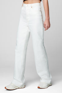 Thumbnail for See You Again Straight Leg White, Bootcut Denim by Blank NYC | LIT Boutique
