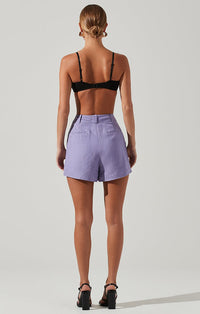 Thumbnail for Amiah Shorts Lavender, Bottoms by ASTR | LIT Boutique