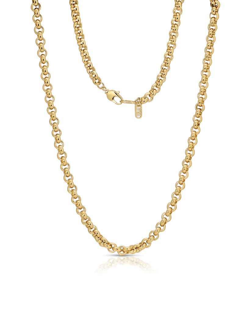 Bardot 17 in Gold Chain Necklace, Necklaces by Jurate | LIT Boutique
