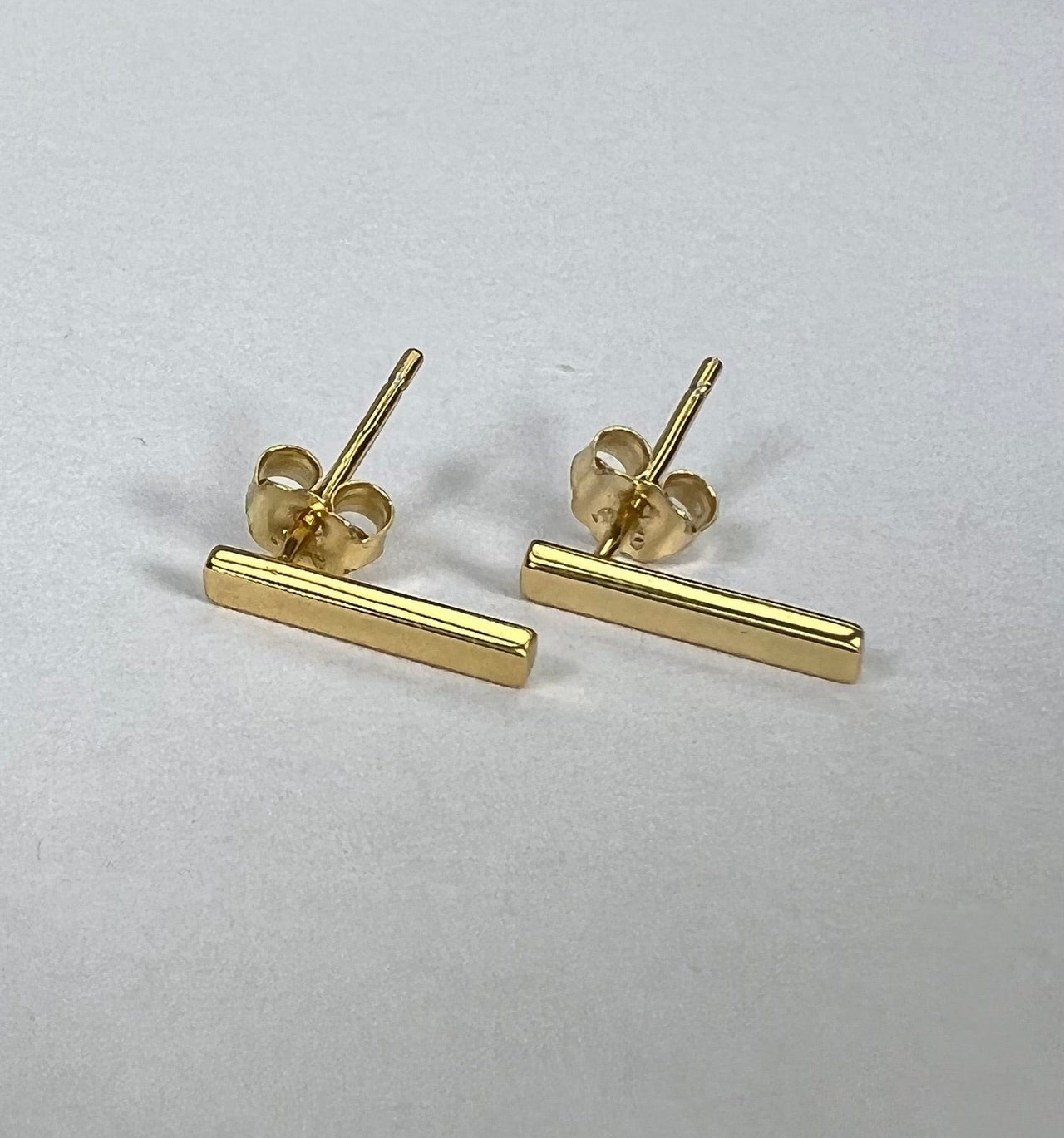 Caine Bar Studs 14k Gold, Earring by LX1204 | LIT Boutique