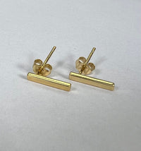 Thumbnail for Caine Bar Studs 14k Gold, Earring by LX1204 | LIT Boutique