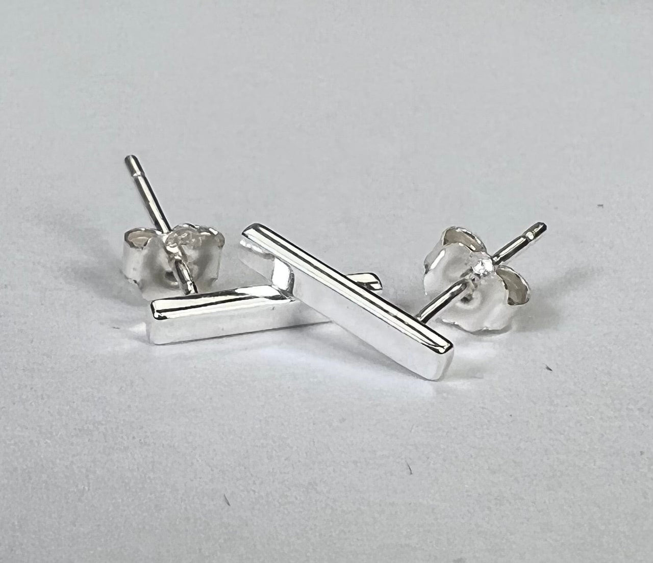 Caine Bar Studs 925 Sterling Silver, Earring by LX1204 | LIT Boutique
