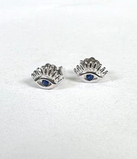 Thumbnail for Calix Evil Eye Studs 925 Sterling Silver, Earring by LX1204 | LIT Boutique