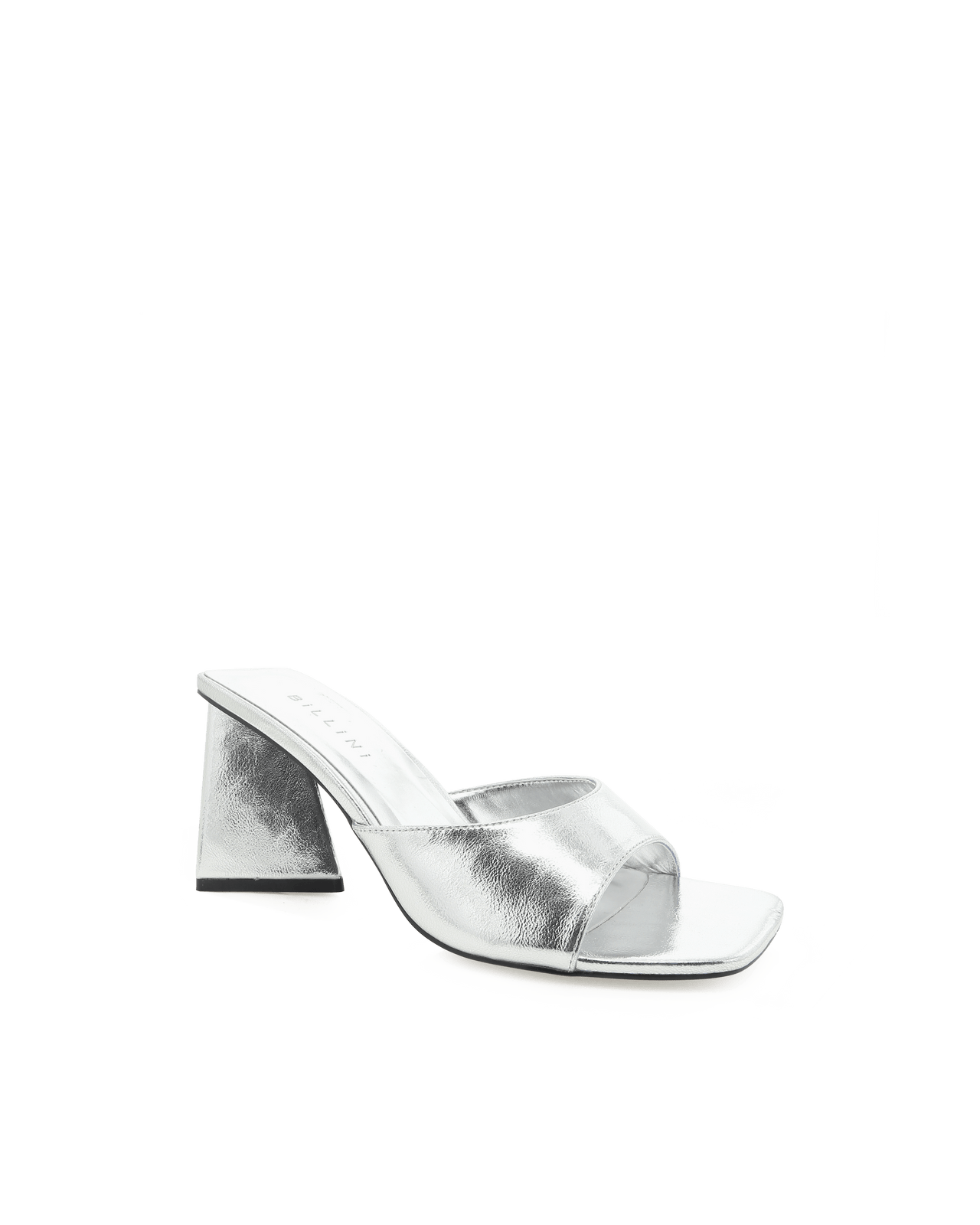 Gracen Metallic Mule Silver, Shoes by Billini Shoes | LIT Boutique