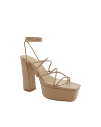 Thumbnail for Maude Platform Sandal Parchment, Heel Shoe by Billini | LIT Boutique