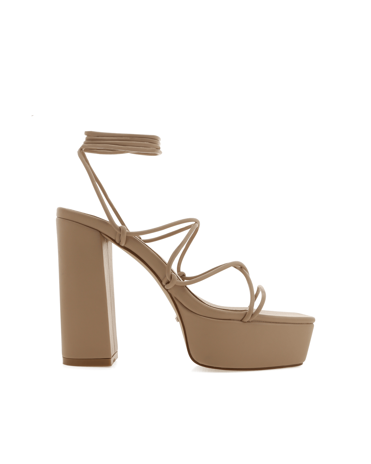 Maude Platform Sandal Parchment, Heel Shoe by Billini | LIT Boutique