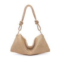 Thumbnail for Paris Handbag Gold, Evening Bag by Urban Expressions | LIT Boutique