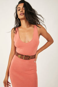 Thumbnail for WTF Getty Leather Belt Sedona, Belts by Free People | LIT Boutique