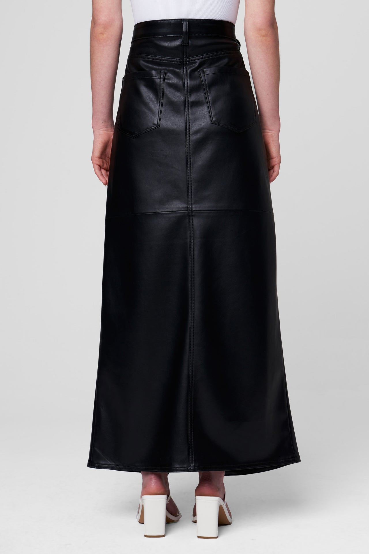 Night Talk Midi Skirt Black | LIT Boutique