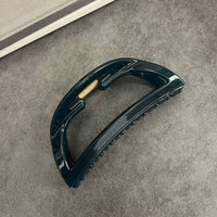 Thumbnail for Halfmoon Bun Hair Claw in Navy,  by Refine | LIT Boutique