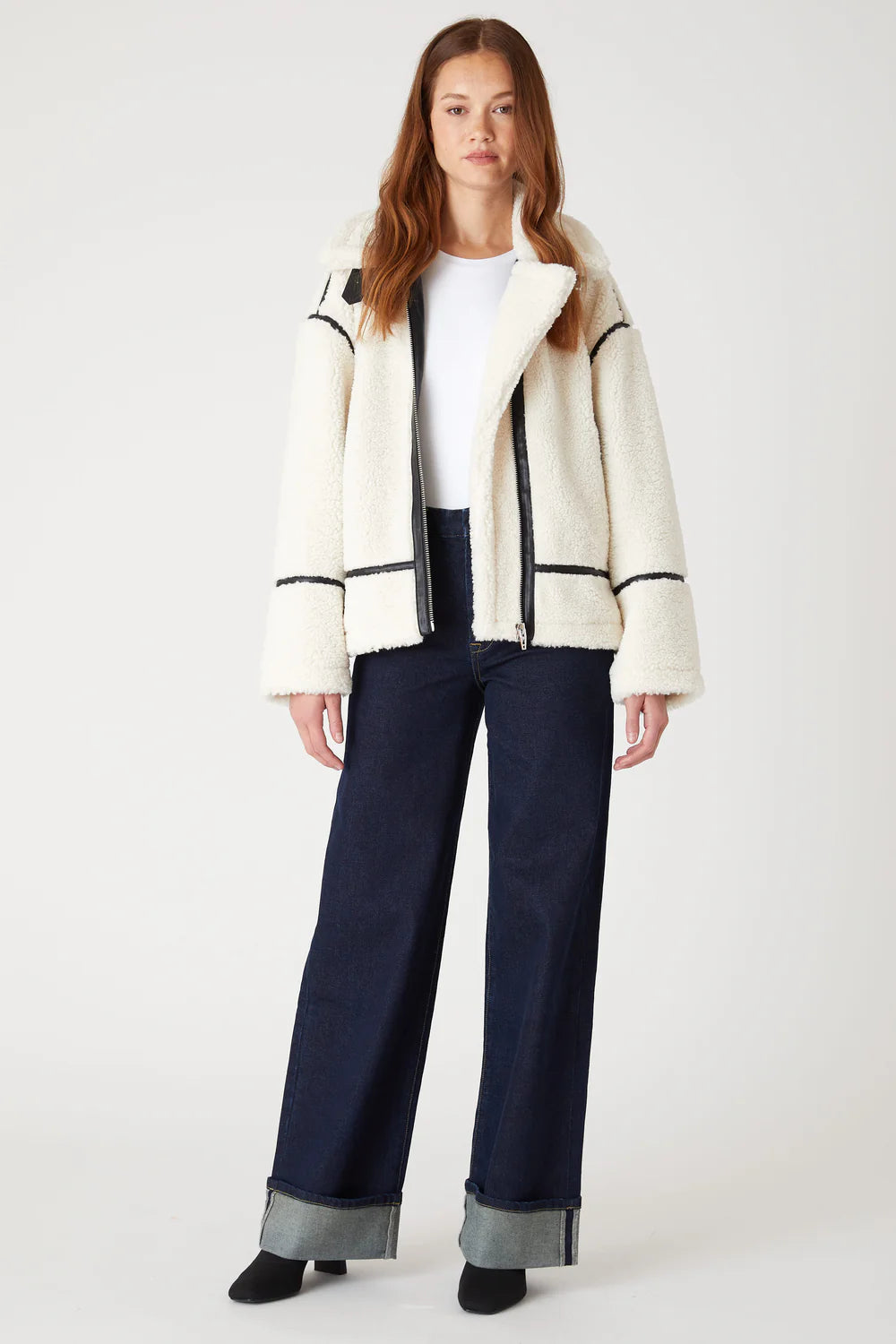 Checking In Jacket Off White, Coat Jacket by Blank NYC | LIT Boutique