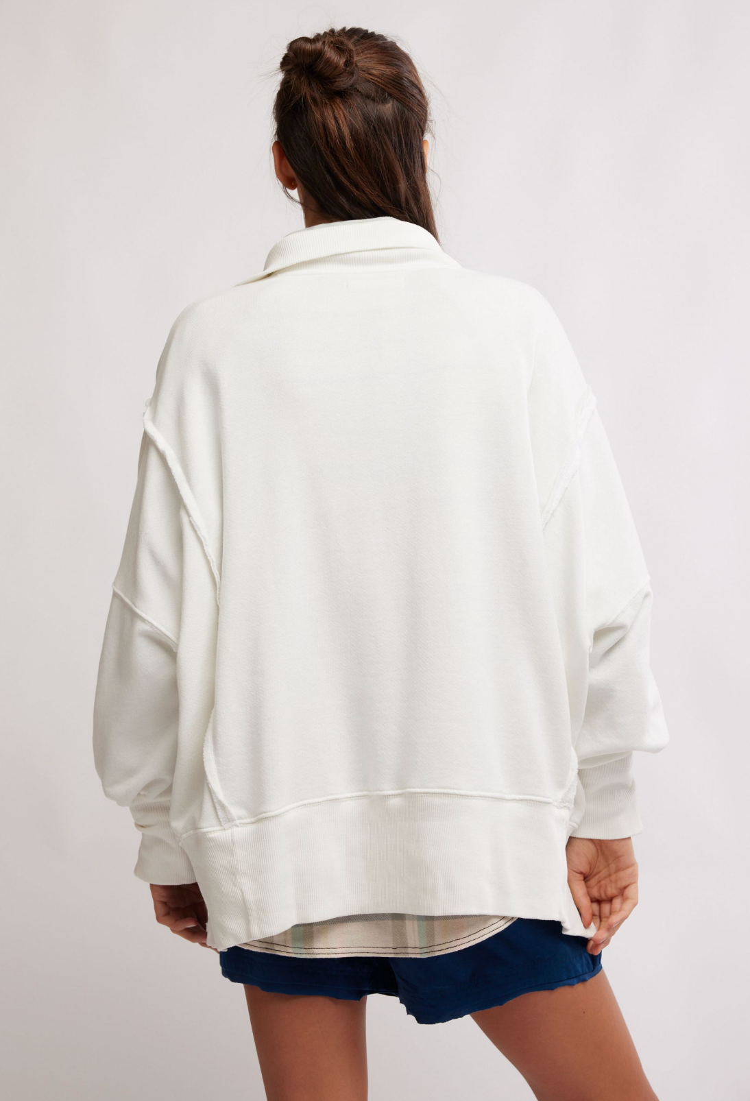 Camden Henley Optic White, Sweater by Free People | LIT Boutique