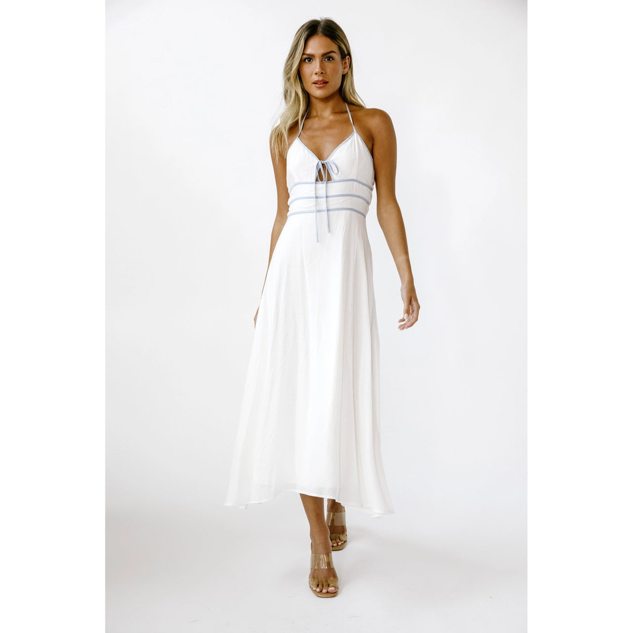 Bride To Be Midi Dress White, Midi Dress by Storia | LIT Boutique