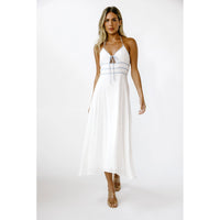 Thumbnail for Bride To Be Midi Dress White, Midi Dress by Storia | LIT Boutique