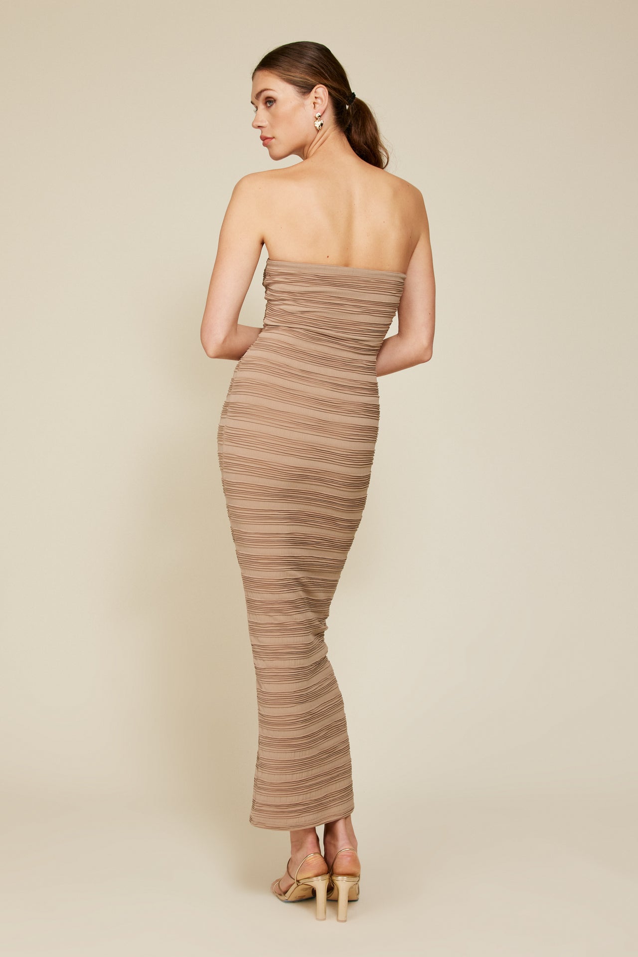 Cypress Maxi Dress Mocha, Maxi Dress by Line and Dot | LIT Boutique