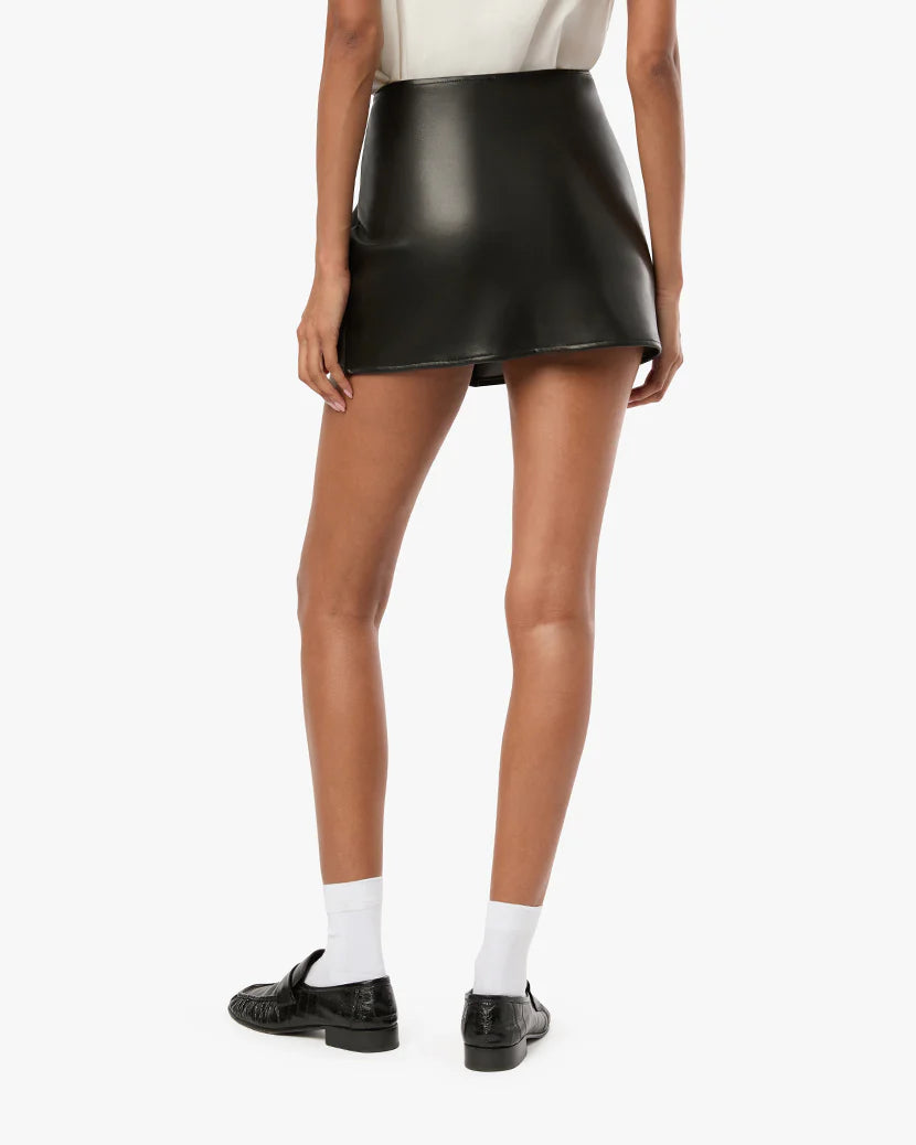 Roxie Vegan Leather Mini Skirt, Mini Skirt by We Wore What | LIT Boutique