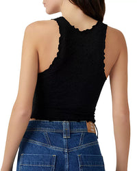 Thumbnail for Here for You Cami Black, Tank Tee by Free People | LIT Boutique