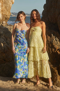 Thumbnail for Florianne Maxi Dress Blue Multi, Midi Dress by ASTR | LIT Boutique