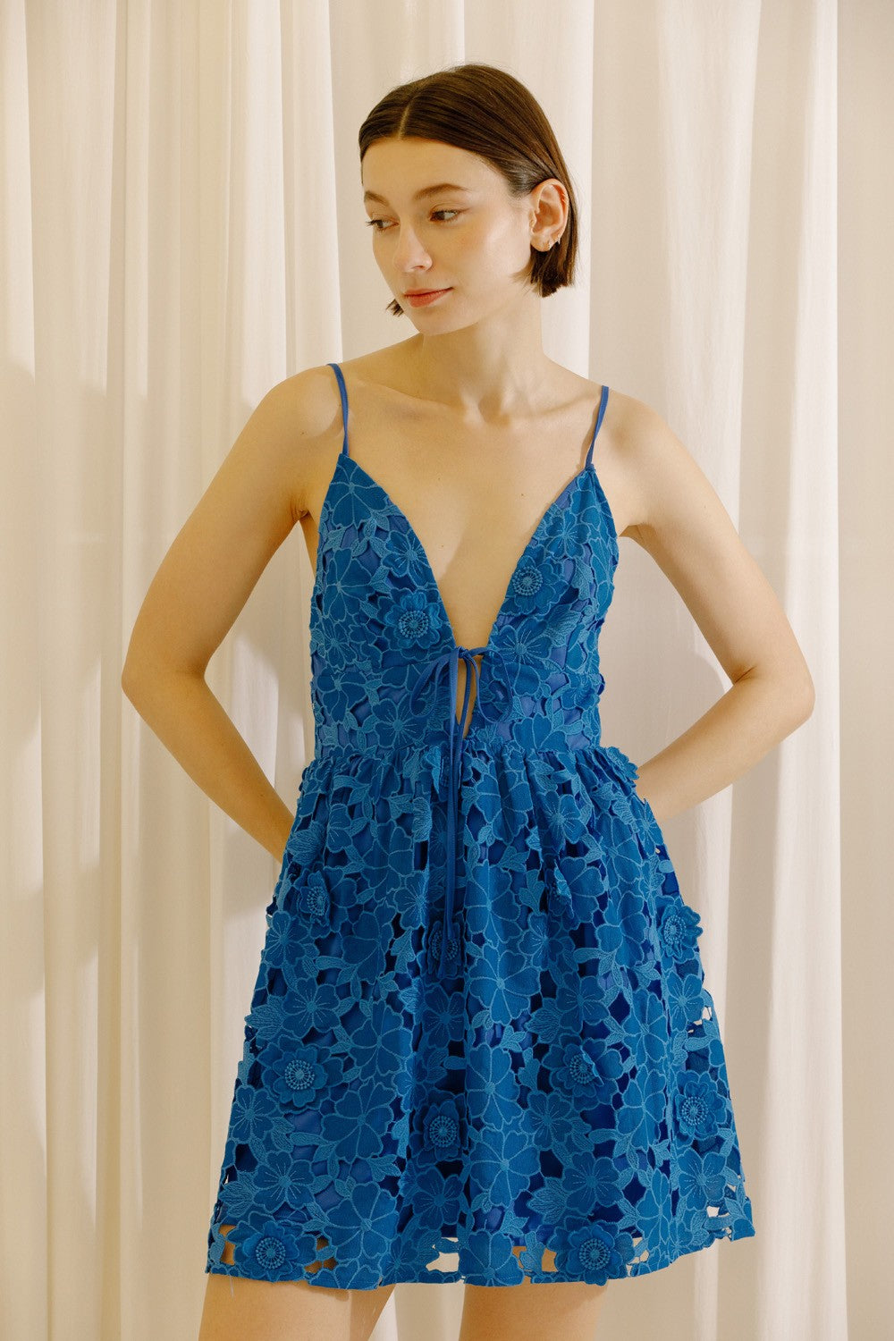 Aquafina Royal Blue Mini Dress, Mini Dress by Storia | LIT Boutique