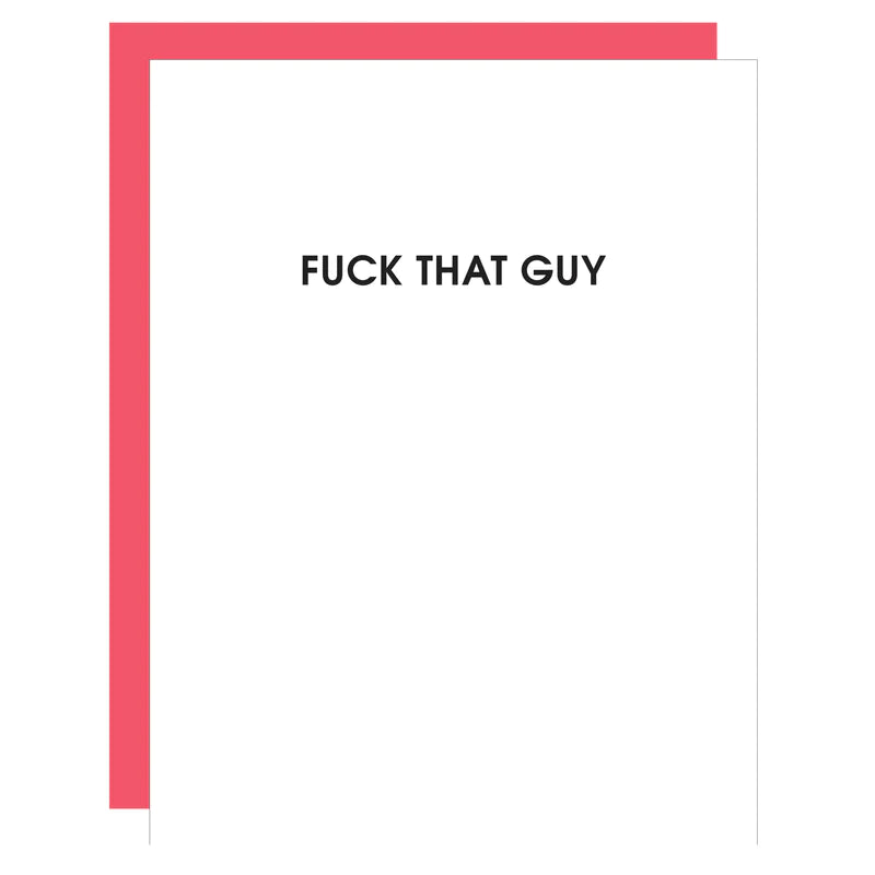 F That Guy Card, Paper Gift by Chez Gagne | LIT Boutique