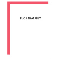 Thumbnail for F That Guy Card, Paper Gift by Chez Gagne | LIT Boutique