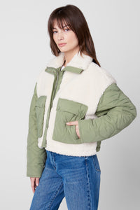 Thumbnail for Perfect Getaway Sherpa x Quilted Jacket, Jacket by Blank NYC | LIT Boutique