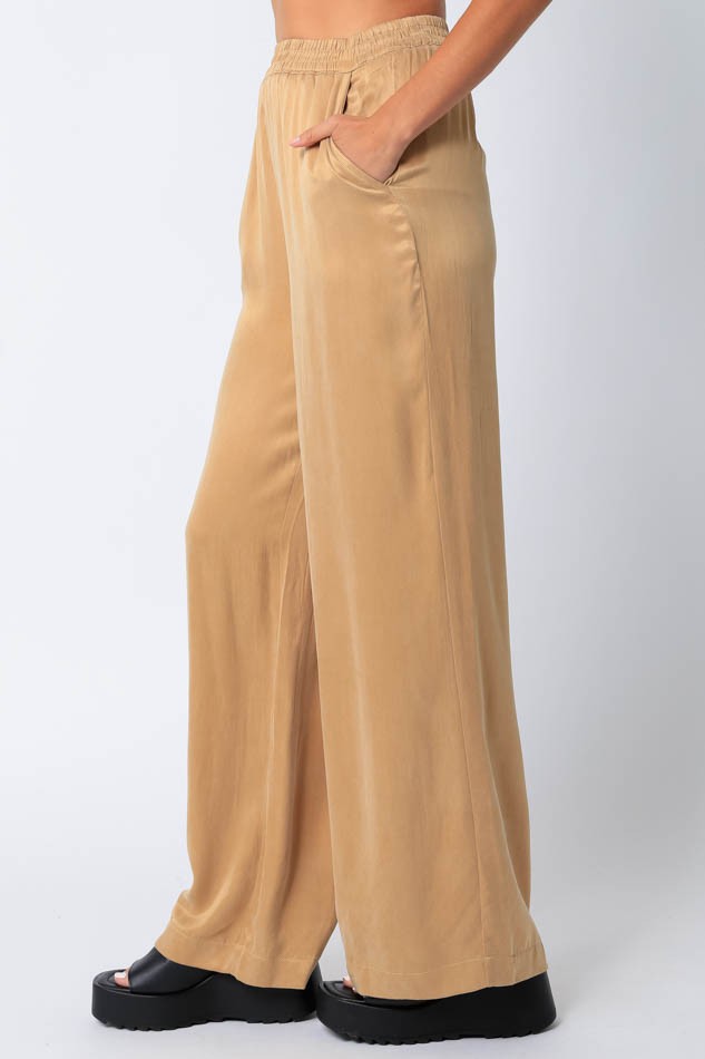 Leanna Pants Camel, Pant Bottom by Olivaceous | LIT Boutique