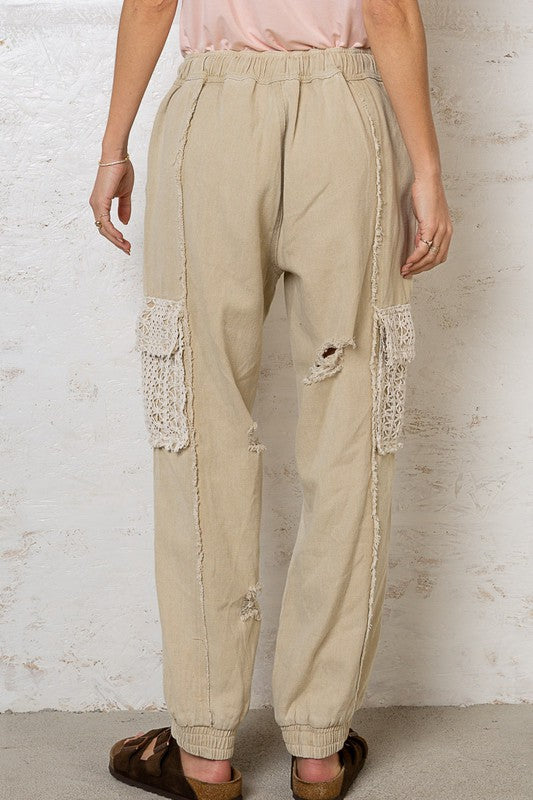 Sandbox Pants Beige, Bottoms by Pol | LIT Boutique