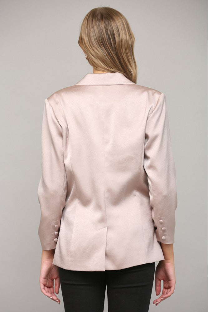 Cinched Sleeve Blazer, Jacket by Fate | LIT Boutique