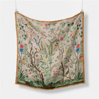 Thumbnail for Dreamscape Silk Scarf in Brown,  by Refine | LIT Boutique