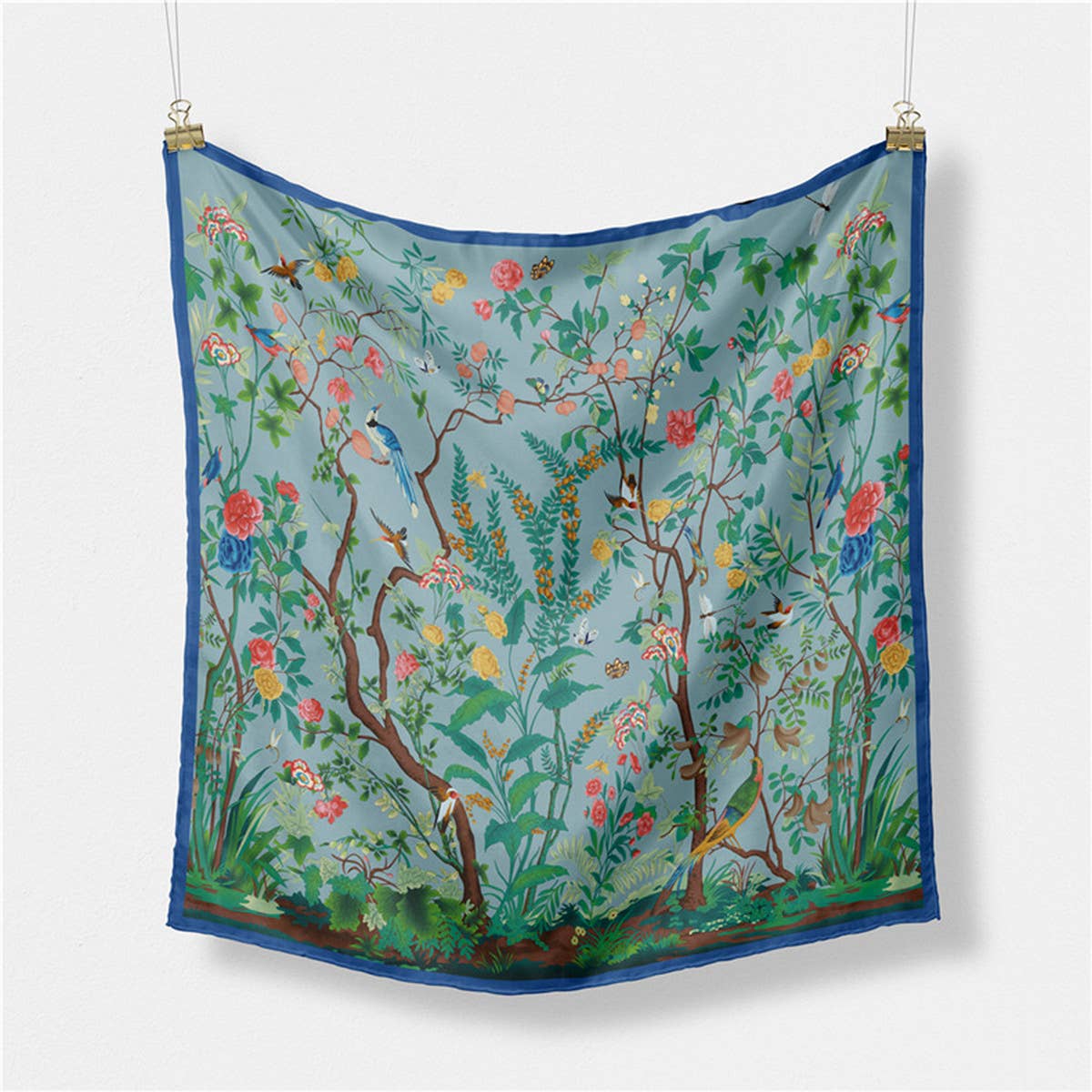Dreamscape Silk Scarf in Blue,  by Refine | LIT Boutique