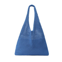 Thumbnail for Royal Blue Mesh Catchall Bag, Daytime Bag by Selini | LIT Boutique