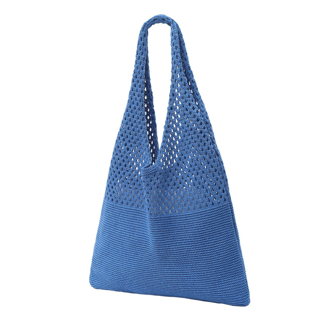 Royal Blue Mesh Catchall Bag, Daytime Bag by Selini | LIT Boutique