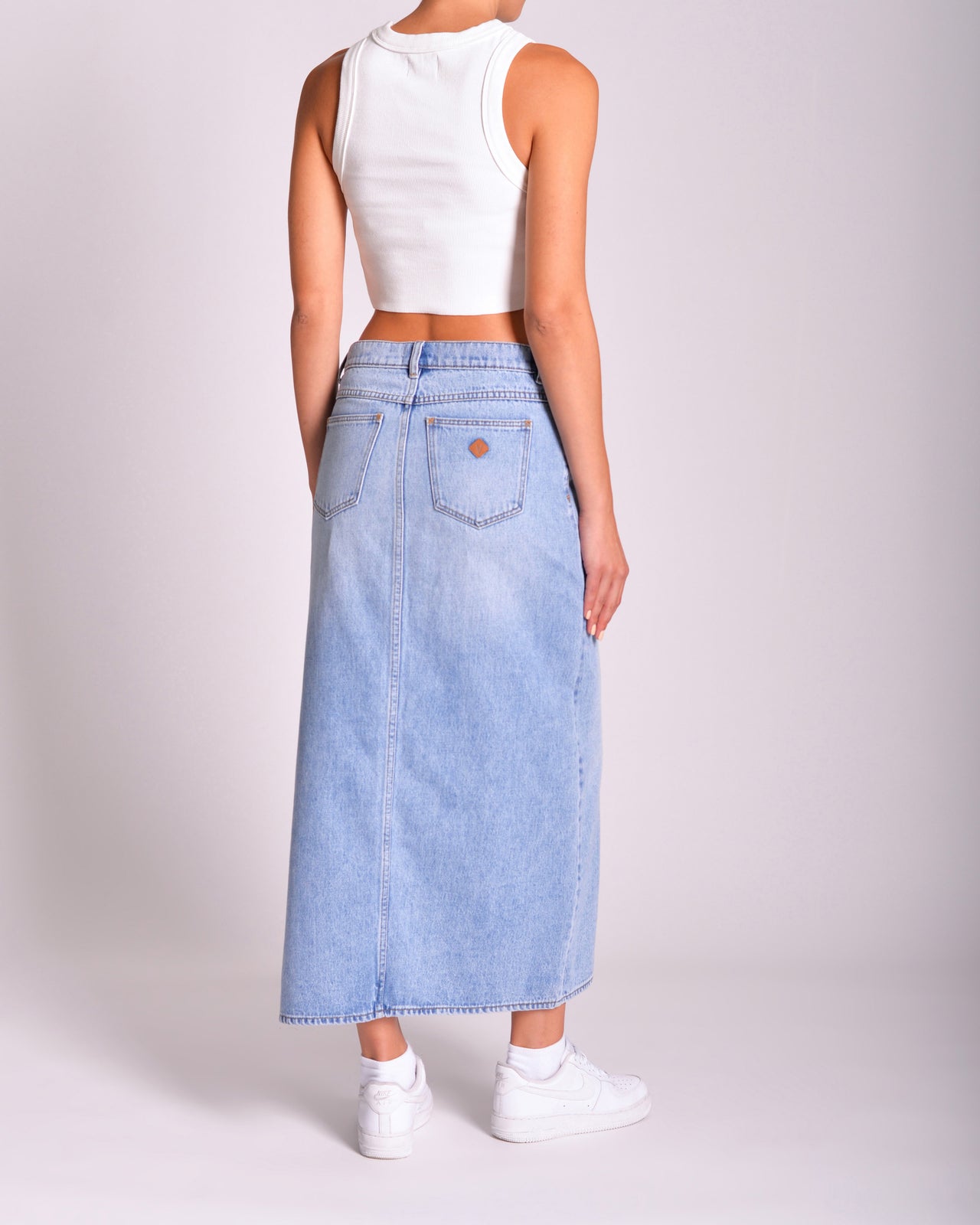 99 Low Maxi Skirt Sylvie, Midi Skirt by ABRAND | LIT Boutique