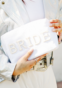 Thumbnail for Bride Pouch White, Bag by Fame | LIT Boutique