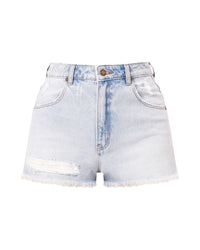 Thumbnail for Dusters Short Blue Bleach, Denim Shorts by Rollas | LIT Boutique